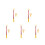 5Sets Red Window Opening Stick Aluminum Plastic for Safe Home Use 3