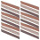 90Pièces Planches De Sol En Bois Pour Maison Miniature Décor Réaliste 2