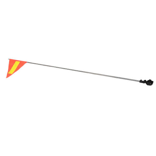 2Pièces Drapeaux Triangle Réflecteurs Orange Pour Fauteuils Poussettes 2
