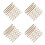 800Pièces Crayons Mini Bois Khaki Pour Enfants École 7