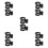 10Pièces Support Micro Antivibration Noir Clip Pour Streaming Podcast 8