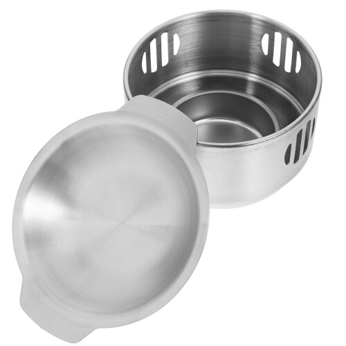 4Sets Hausküche Edelstahltopf Mit Herd Praktisch Leicht Silber 2