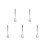 5Pcs Manual Stainless Steel Potato Presser for Smooth Mashed Potatoes 7