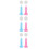 6Pcs Plastic Lollipop Tower Stand Multilayer Dessert Display Rack 10