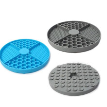 2pcs Pet Supplies Silicone Licking Mat Cat Slow Feeder with Suction Cup Slow Feeding Pad Dog Licking Pad