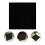 8Pièces Plaques Acryliques Noires Pour , Découpe 11