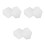 6Pcs White Foam Craft Cake Molds for DIY Cake Decorating & Practice 4