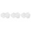 6Pcs White Foam Craft Cake Molds for DIY Cake Decorating & Practice 7