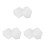 6Pcs White Foam Craft Cake Molds for DIY Cake Decorating & Practice 9