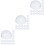 45Stk Robuste PVC Baseball Cap Ständer Hutformer Transparent 7