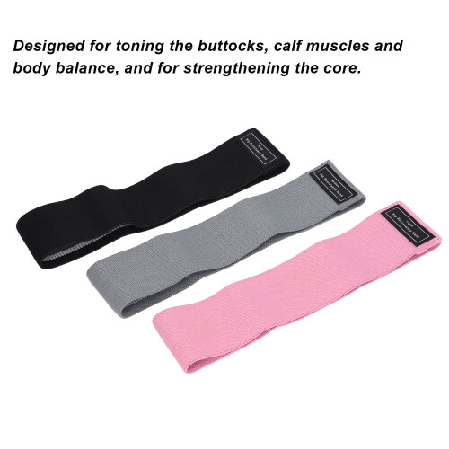 Widerstandstraining Set, 3 elastische Bänder für 1
