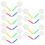 80Pcs Kids Reading Magnifier Multi Color Compact Design for Daily Use 2