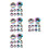 20Sets Alloy Drum Chainring Screws Assorted Color Durable Fixing Bolts 6