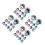 20Sets Alloy Drum Chainring Screws Assorted Color Durable Fixing Bolts 8