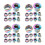 20Sets Alloy Drum Chainring Screws Assorted Color Durable Fixing Bolts 9