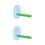 2Pcs Portable Acrylic Window Perches for Parakeets and Parrots 5