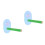 2Pcs Portable Acrylic Window Perches for Parakeets and Parrots 10