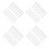 120Ensembles Racleurs PP Outils Texture Peinture Huile 9