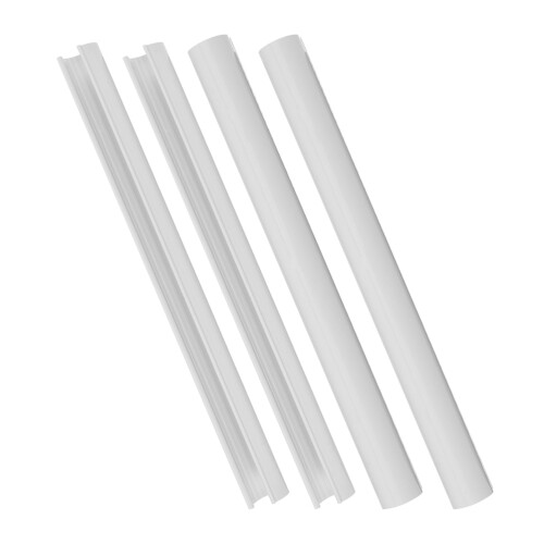 8Pcs White Pipe Covers for Radiator PVC Decorative Heating Pipe Sleeve 2
