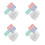 4Sets Electric Lucky Ball Game Mini Machine Compact for Travel 7