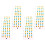 4 Pièces Stickers Notes Ukulélé PVC Solides Et Durables Multicolores 10