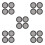 20Pcs Black Circle Speaker Mesh Grill Guard Plastic Iron for Car 5