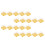200Pcs Golden Clear Pet Cake Boxes for Party Single Cupcake Packaging 6