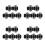 100Pcs Foam Inner Pads Replacement Cushions for Bicycle 10