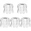 5Pcs Silver Mesh Gutter Screen Guards Stainless Steel Easy Install 4