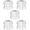 5Pcs Silver Mesh Gutter Screen Guards Stainless Steel Easy Install 10