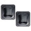 8Pcs Black Plastic Speaker Replacement Handles for Amplifier and Stage 2
