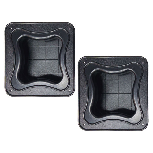 8Pcs Black Plastic Speaker Replacement Handles for Amplifier and Stage 1