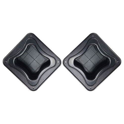 8Pcs Black Plastic Speaker Replacement Handles for Amplifier and Stage 2