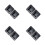 8Pcs Black Plastic Speaker Replacement Handles for Amplifier and Stage 5