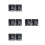 8Pcs Black Plastic Speaker Replacement Handles for Amplifier and Stage 8