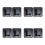 8Pcs Black Plastic Speaker Replacement Handles for Amplifier and Stage 9