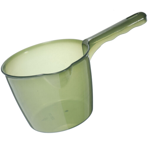 4Pcs Reusable Green Plastic Ladles for Kitchen Bath and Household Use 1