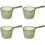 4Pcs Reusable Green Plastic Ladles for Kitchen Bath and Household Use 7