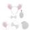4Ensembles Costume Koala Oreilles, Queue Et Nœud 11