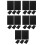 25Pcs Black Blank Notebook Unlined Journal for Drawing and Sketching 4