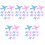 60Pcs Colorful Roller Erasers for Kids Comfortable Grip Set 10