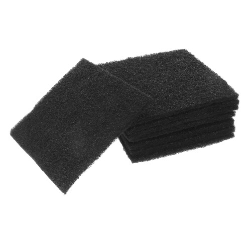 32Pièces Filtres Charbon Absorbant Compost Litière Chat Noir 1