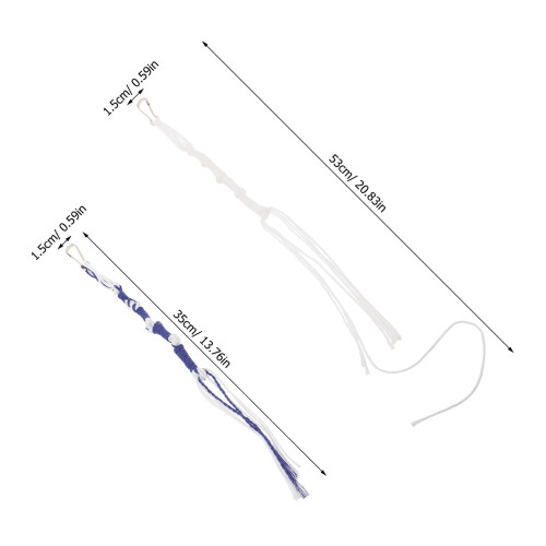 8Pièces Tzitzit Traditionnels Avec Clips En Métal Multicolores 2