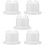 5Pcs Foam Cake Models White Reusable Dummy for Cake Decorating Use 10