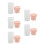 5Pcs USB Portable Blender Rechargeable Electric Juicer 10