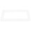 2Pcs White Acrylic Light Switch Frame Cover Sticker for Home Decor Use 3
