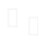 2Pcs White Acrylic Light Switch Frame Cover Sticker for Home Decor Use 5