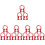 15Pcs Red Iron Fire Sprinkler Covers for Ceiling Protection 7