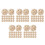 175Pièces Boules En Rotin Beige, Décorations D'arôme Pour Vase 8
