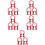 15Pcs Red Iron Fire Sprinkler Covers for Ceiling Protection 9